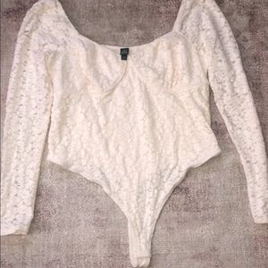 Wild Fable White Bodysuit